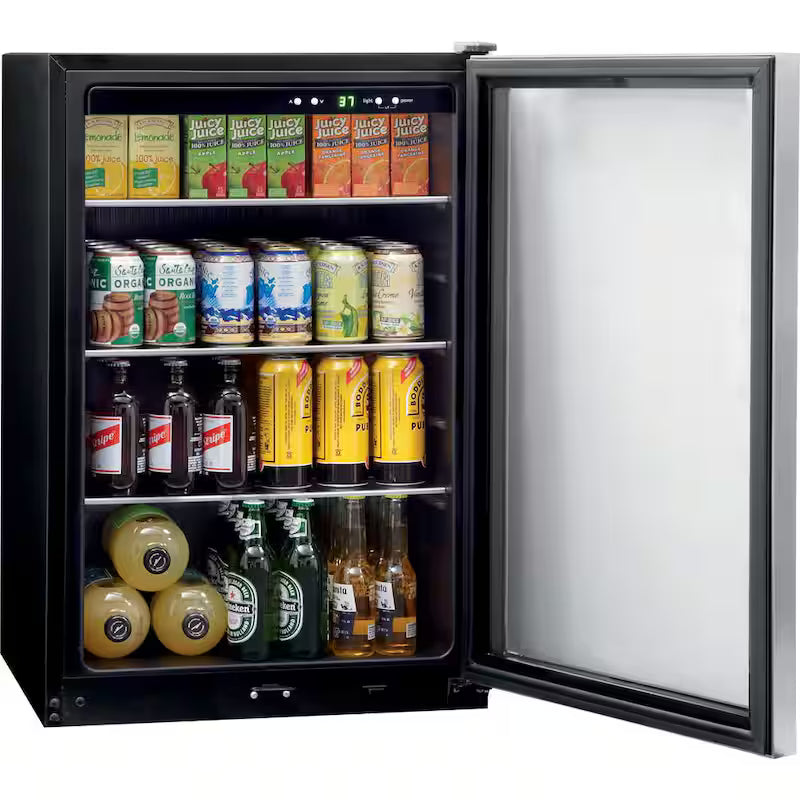138-12 oz Can Beverage Cooler in Stainless Steel Q245