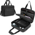 Double-layer Portable Printer Storage Bag with Laptop Layer and Shoulder Strap V17109