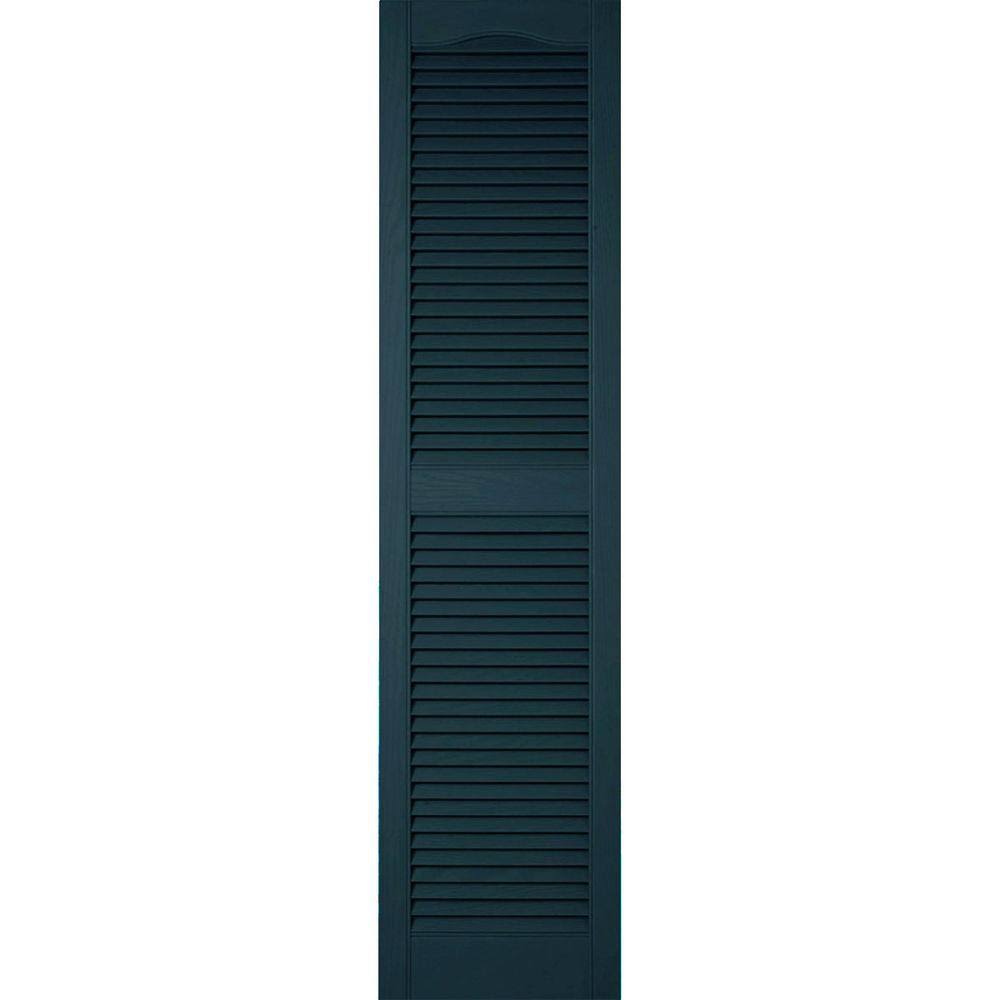 Vinyl Open Louver Shutters J12787