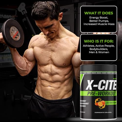 Pre-Workout with Beta-Alanine, Creatine & Caffeine, 22 Servings T9427