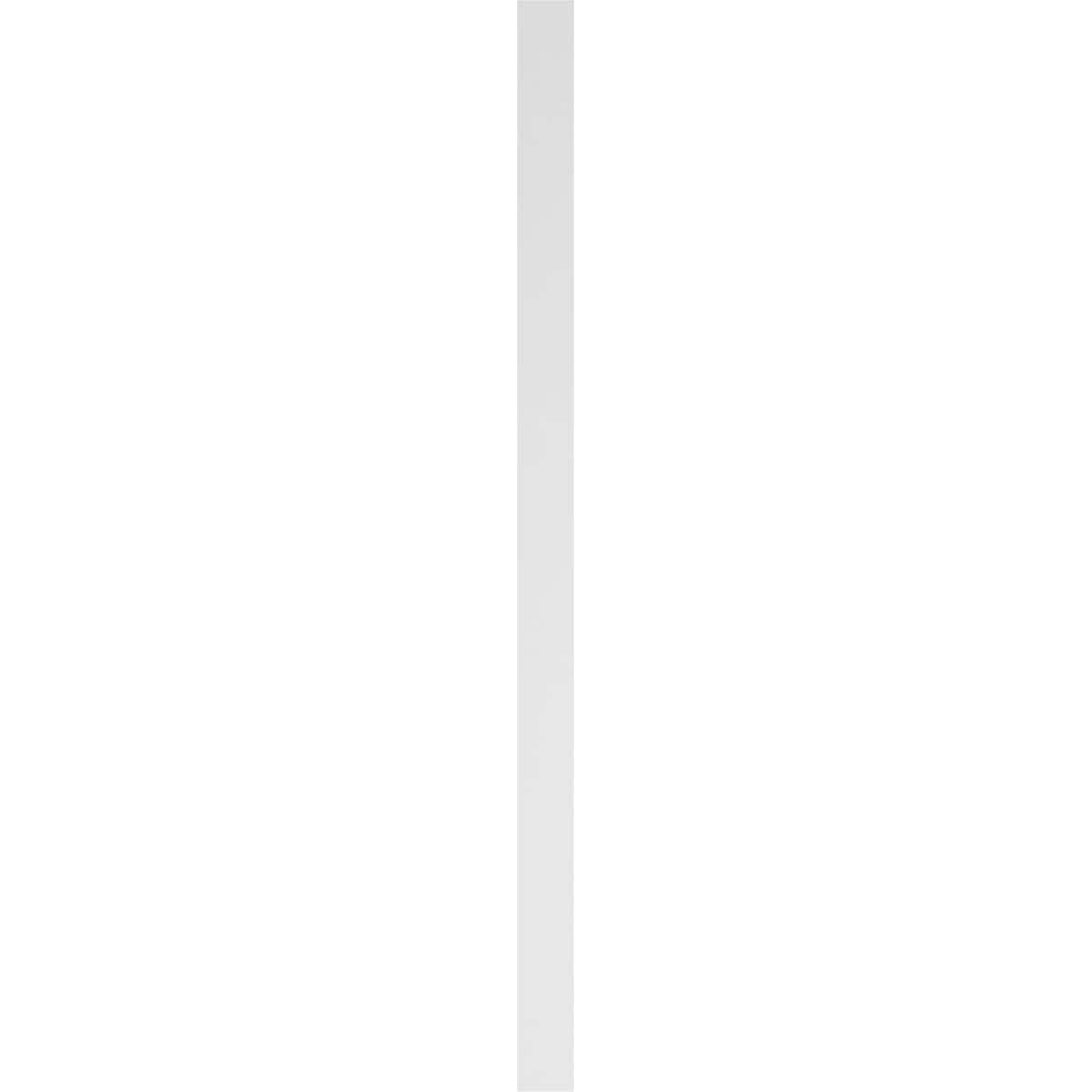 8x22W x 120x22H x 2x22P Raised Panel PVC Pilaster with Decorative Capital & Base (Pair) U72278