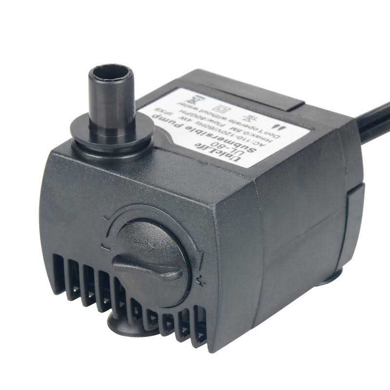 80 GPH Submersible Water Pump 4W Quiet Pump with 6ft Power Cord D505259