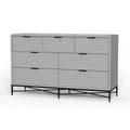 7 Drawer Mahogany Wood Dresser V76294