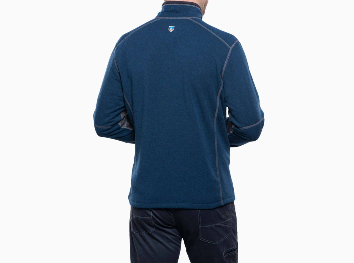 Men's 1/4 Zip Navy / Steel F488201