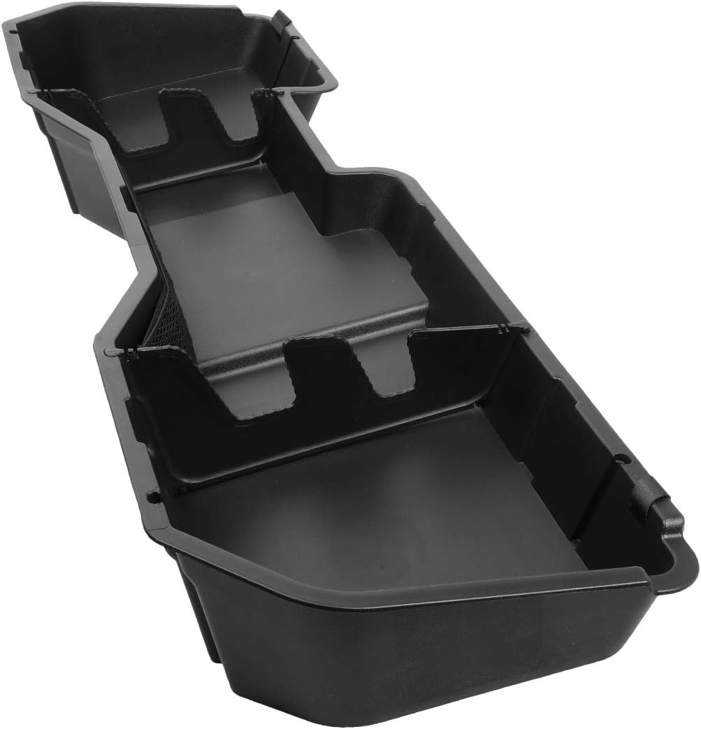 Black Under Seat Storage Box Tool Organizer Tray D32896