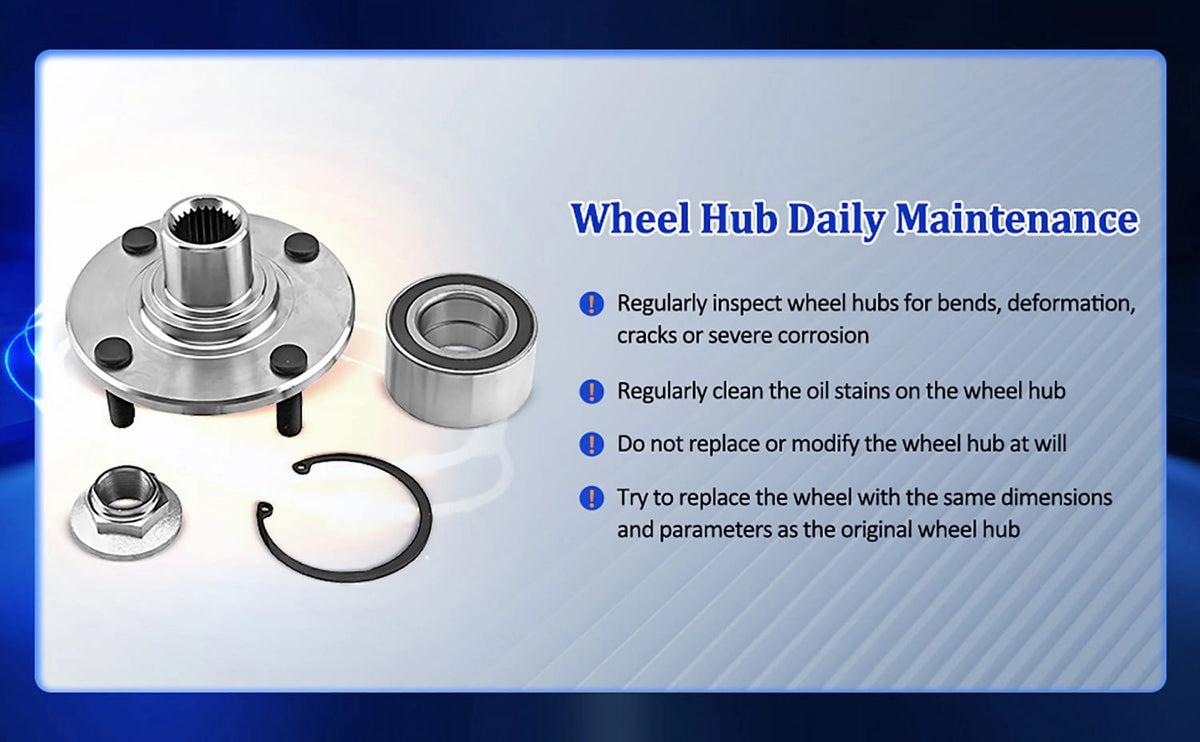 Pair Rear Wheel Hub & Bearing Assembly R84383