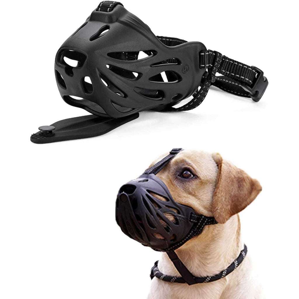 Adjustable Breathable Basket Dog Muzzle X5794