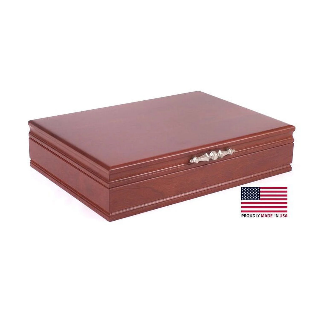 Solid American Cherry Hardwood Flatware Chest U4310