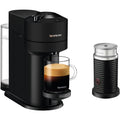 Black Coffee and Espresso Maker with Milk Frother D7668
