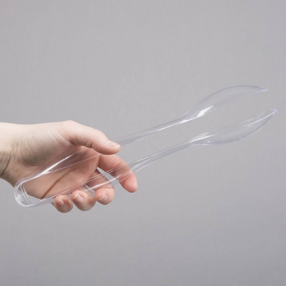 Clear Squeeze Tongs W241290