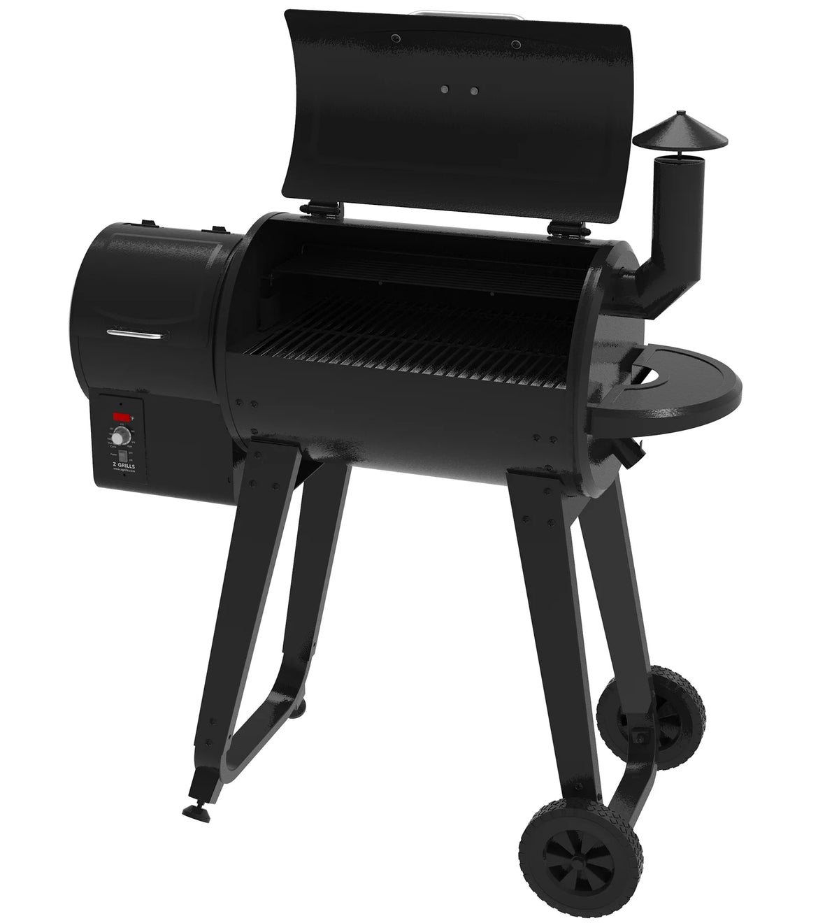 Wood Pellet Grill & Smoker 8-in-1 Black I892816