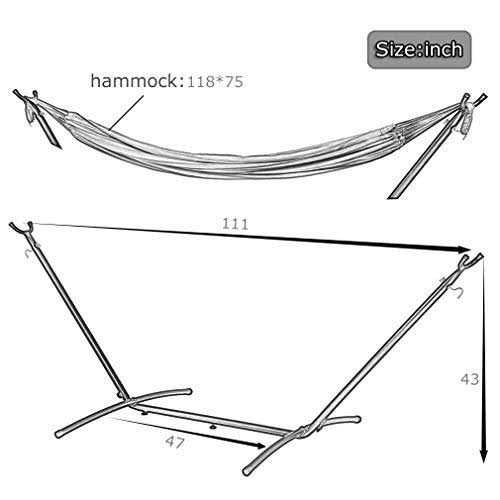 Portable Steel Hammock Stand with Carrying Bag W245606