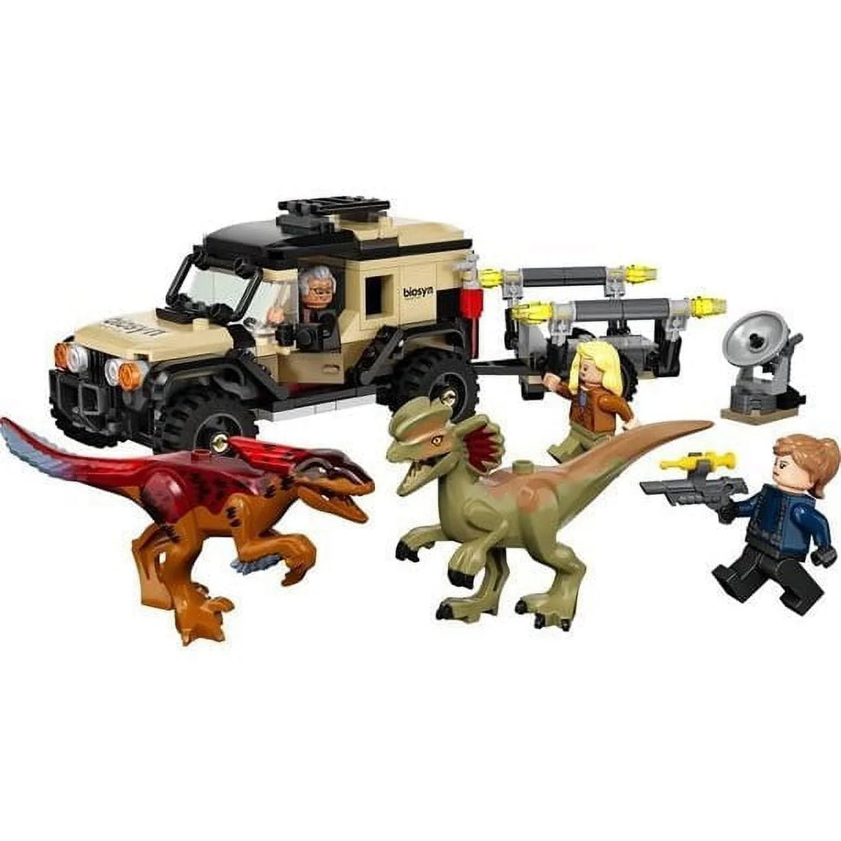 Jurassic World Pyroraptor and Dilophosaurus Transport F4953