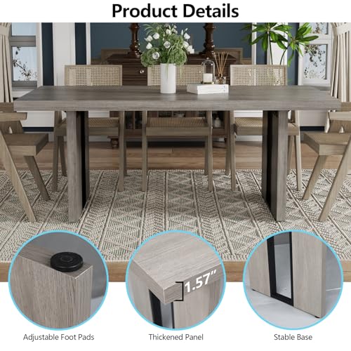 71" Rectangular Rustic Dining Table W19847