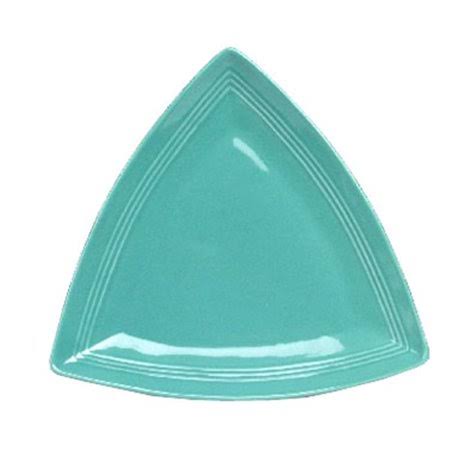 12 1/2x22 Cilantro Triangle China Plate Z7143