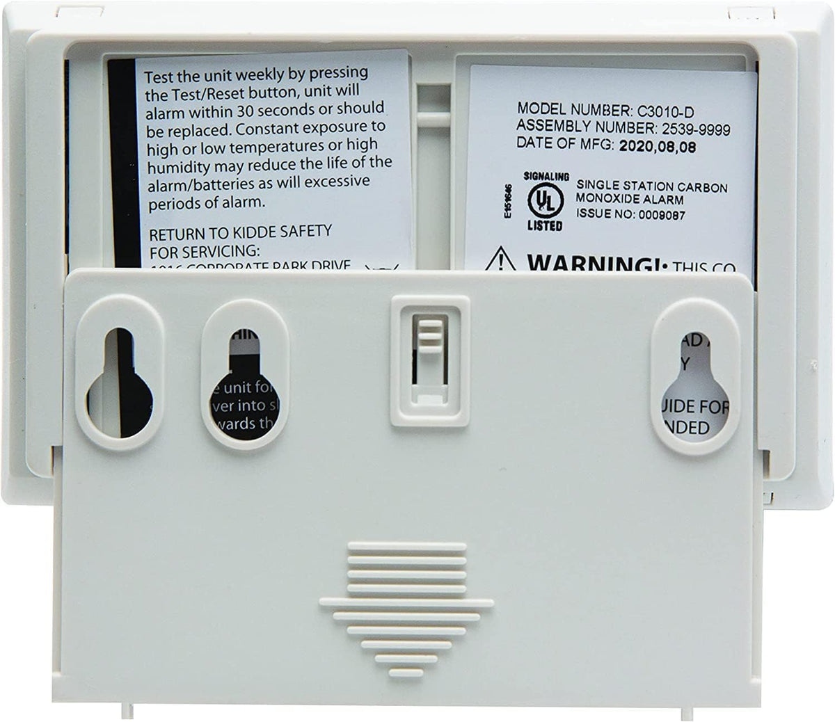 Carbon Monoxide Detector with Lithium Battery, Digital Display, Pack of 2 B770