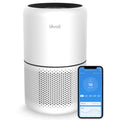 White Black True HEPA Air Purifier E12716