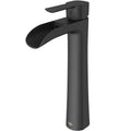 Single Handle Vessel Faucet in Matte Black V964745
