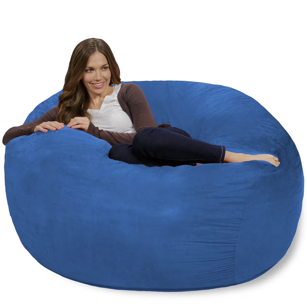 Royal Blue 4 ft Memory Foam Bean Bag Chair K978542