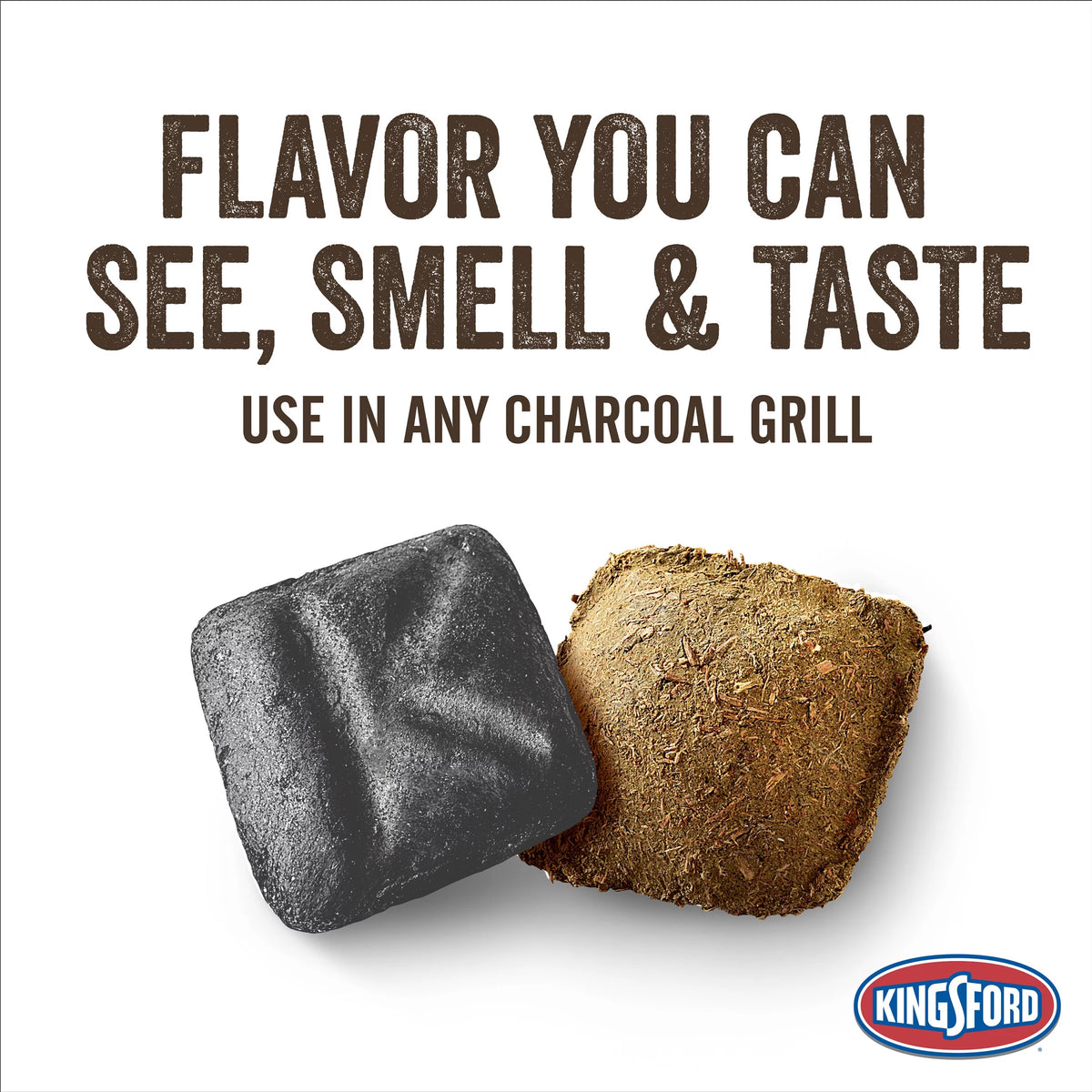 8 lbs BBQ and Hickory Charcoal Briquettes E875470