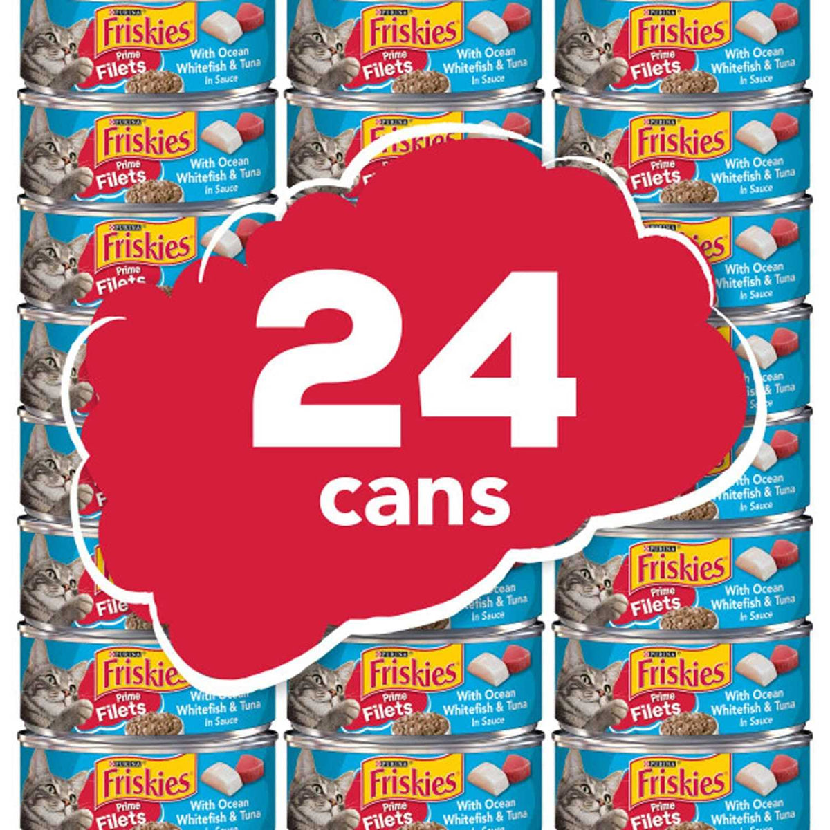 With Ocean Whitefish & Tuna in Sauce Wet Cat Food P89927
