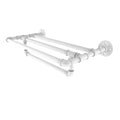 Matte White 18 inch Wall Mounted Towel Shelf with Towel Bar K78568