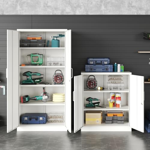 Red Black Metal Storage Cabinet with Lock N4120