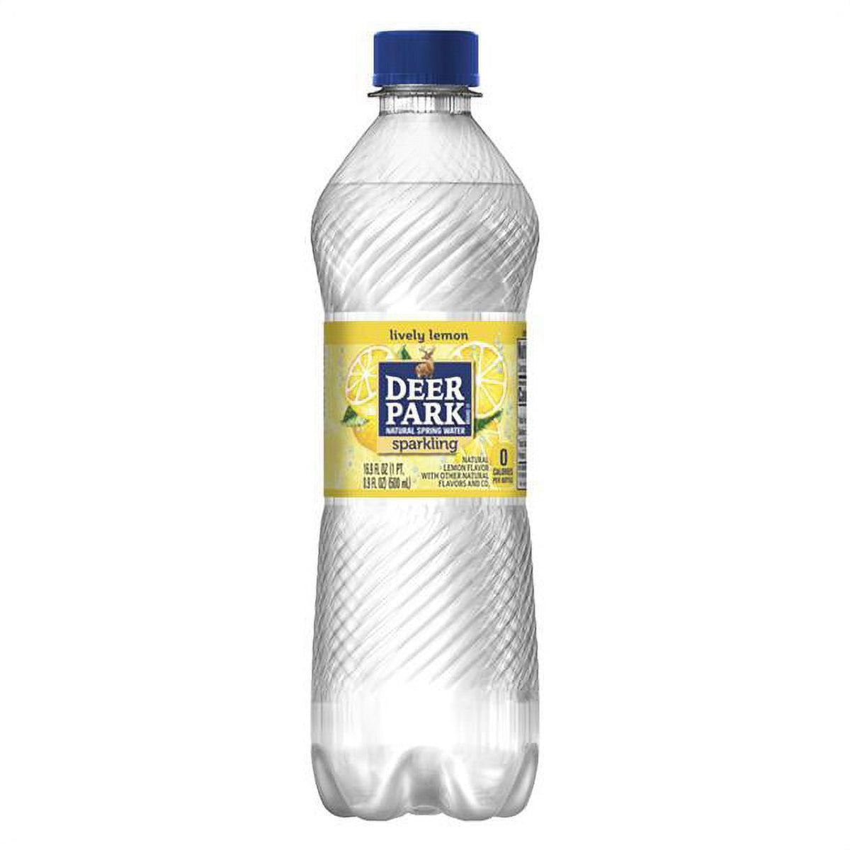 16.9 oz Lemon Sparkling Spring Water, Case of 24 Z3798