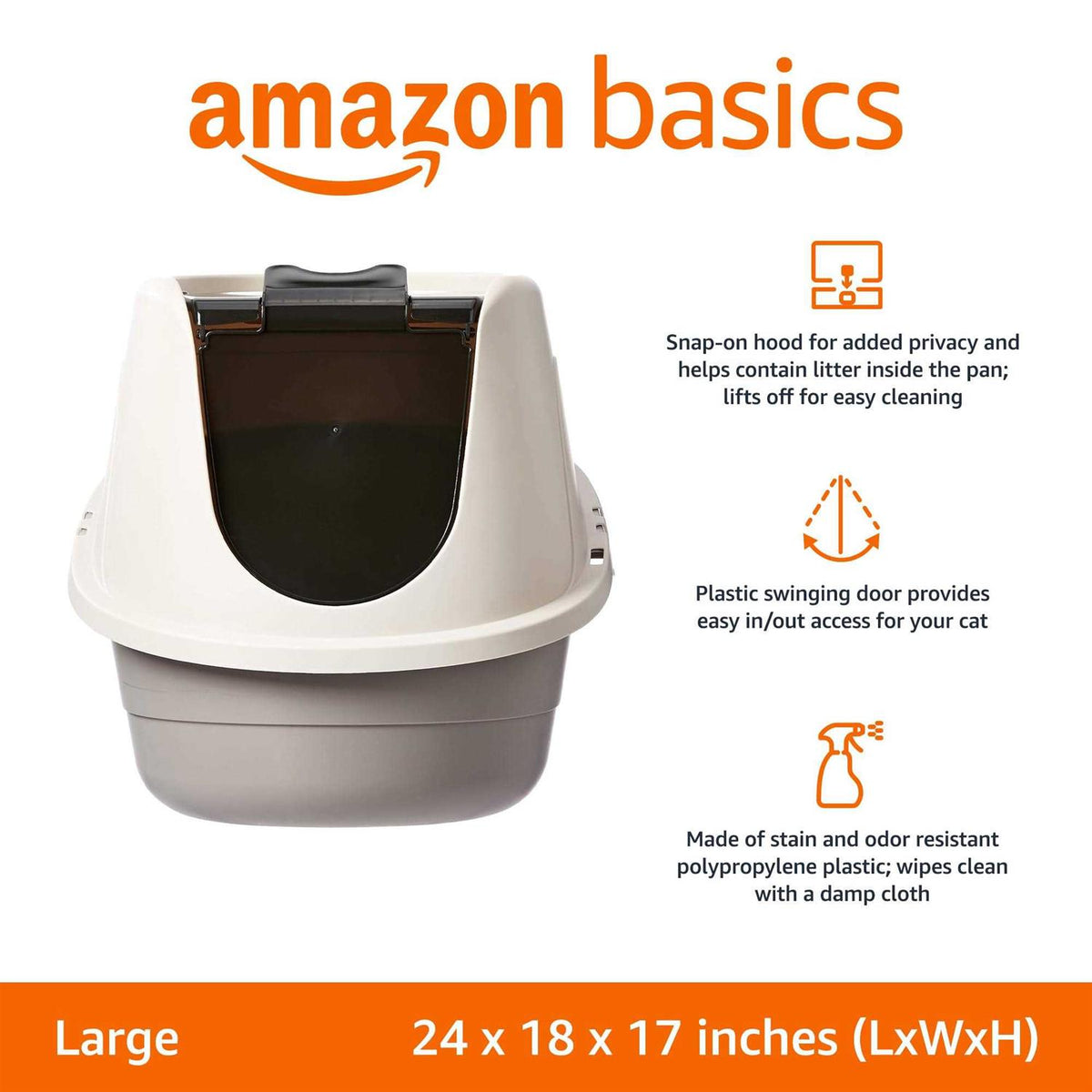 Hooded Cat Litter Box Y147