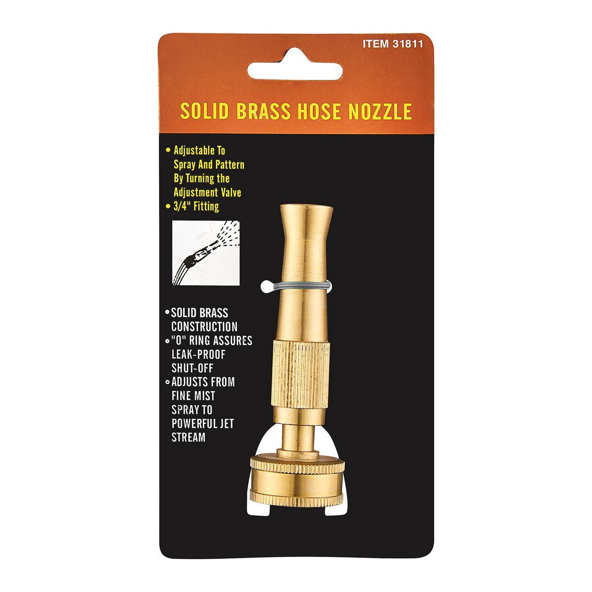 Brass Garden Hose Nozzle I6329