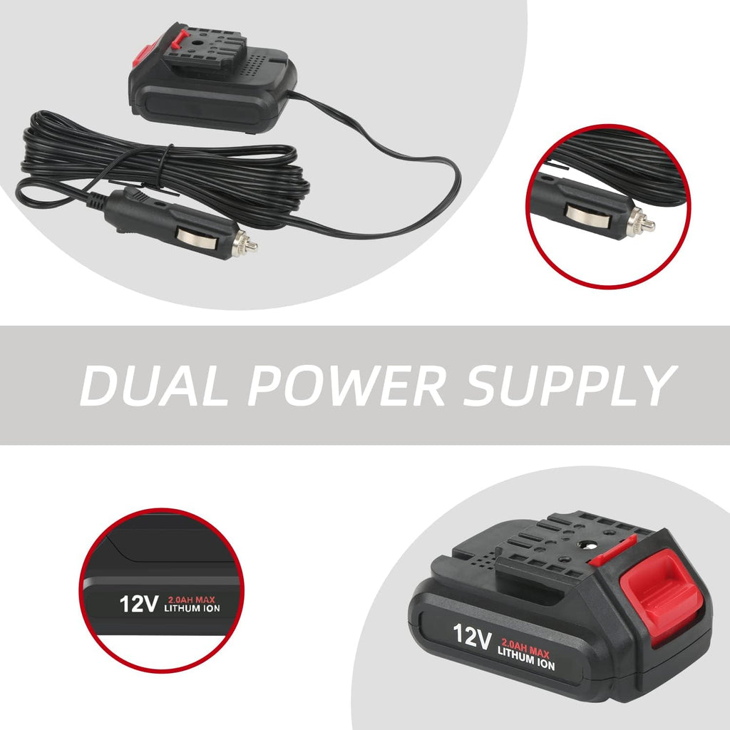 12V Portable Wireless Tire Inflator Air Compressor Y500