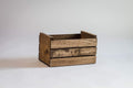 Vinyl Record Storage Wood Crate V978207