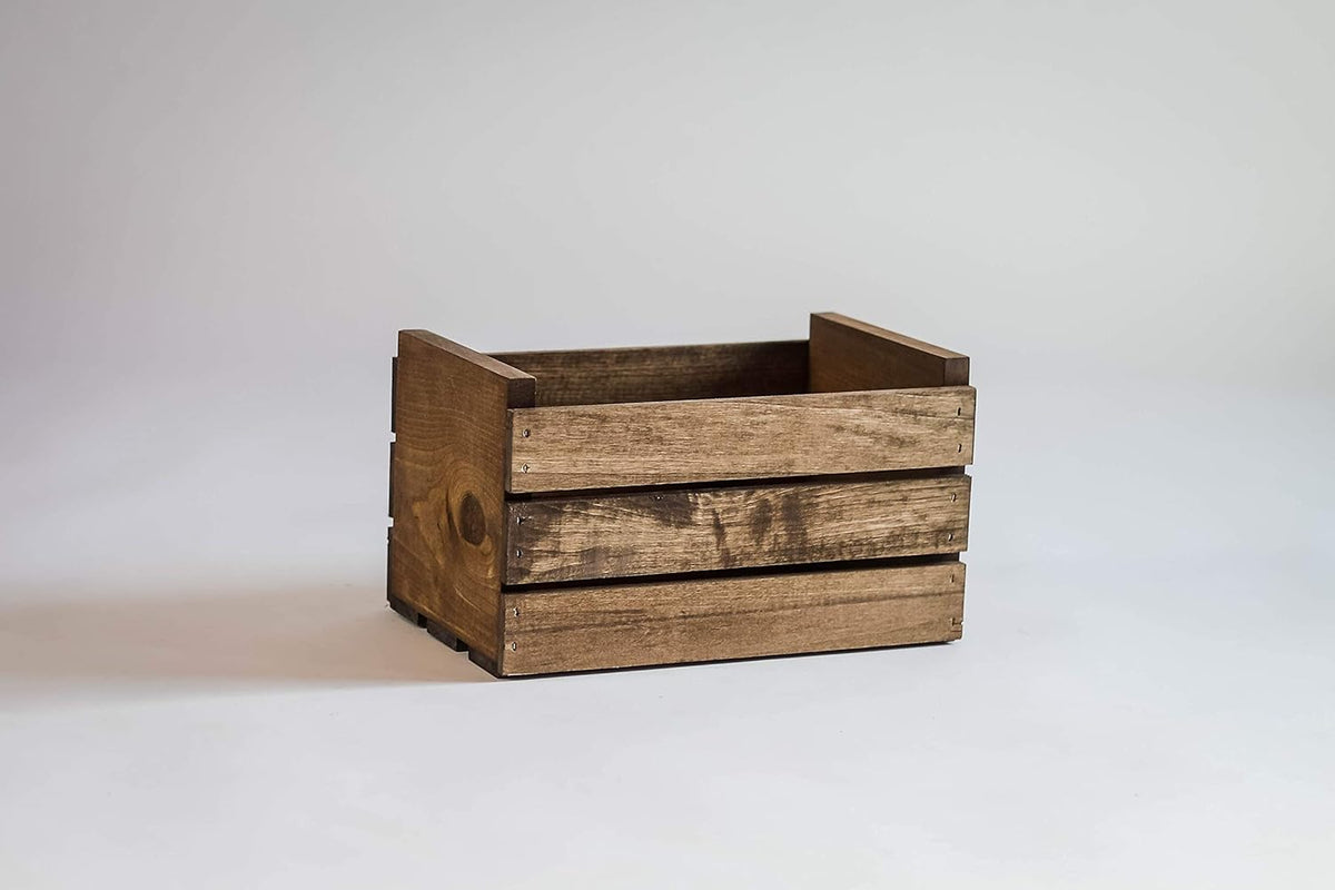 Vinyl Record Storage Wood Crate V978207
