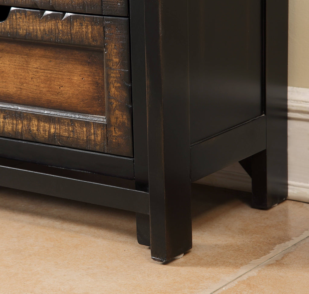Four Drawer One Sliding Door Media Cabinet F2345