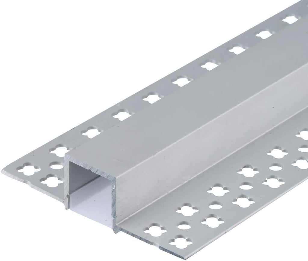 Trimless Drywall LED Channel with Clip-in Diffusers and End Caps for LED Strip Lights R5865