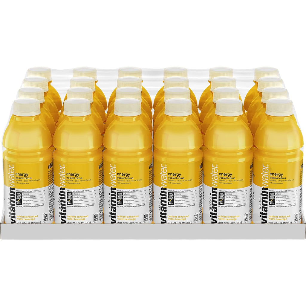 20 fl oz 24 Pack Tropical Citrus Electrolyte Enhanced Water B32205