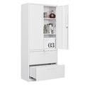 Metal Storage Cabinet with 2 Drawers Q973