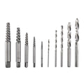 Screw Extractor and Left-Hand Drill Bit Combo Set, 10-Piece D493