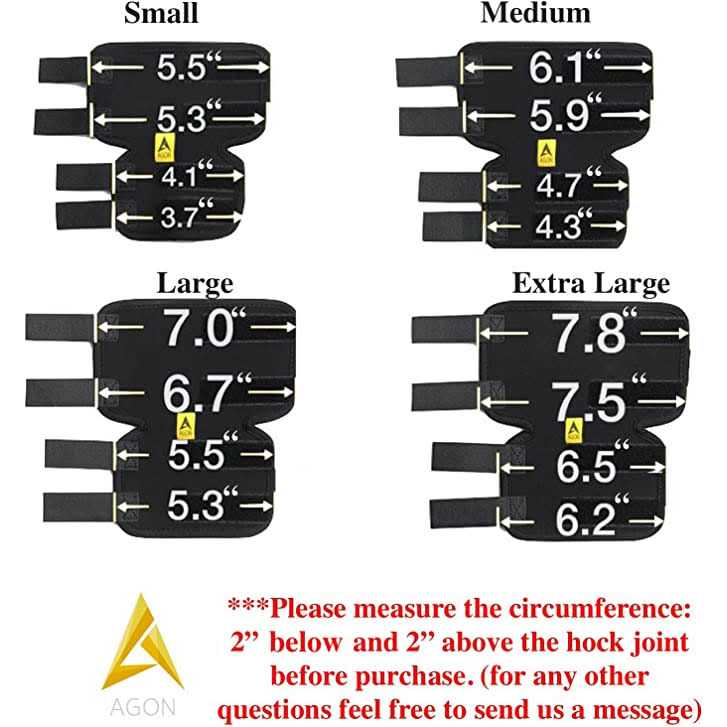 Dog Hock Brace Rear Leg Joint Wrap I17013