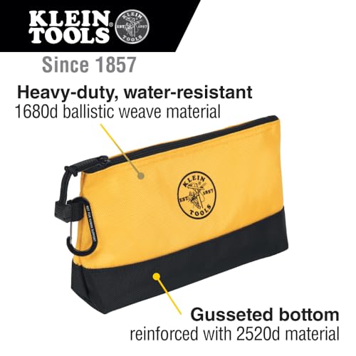 Zipper Tool Pouch with Carabiners 5-Pack K4631