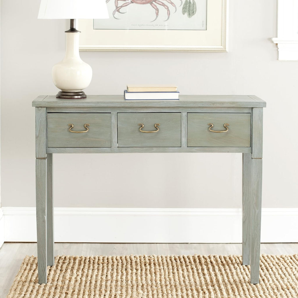 French Grey Console Table B437943