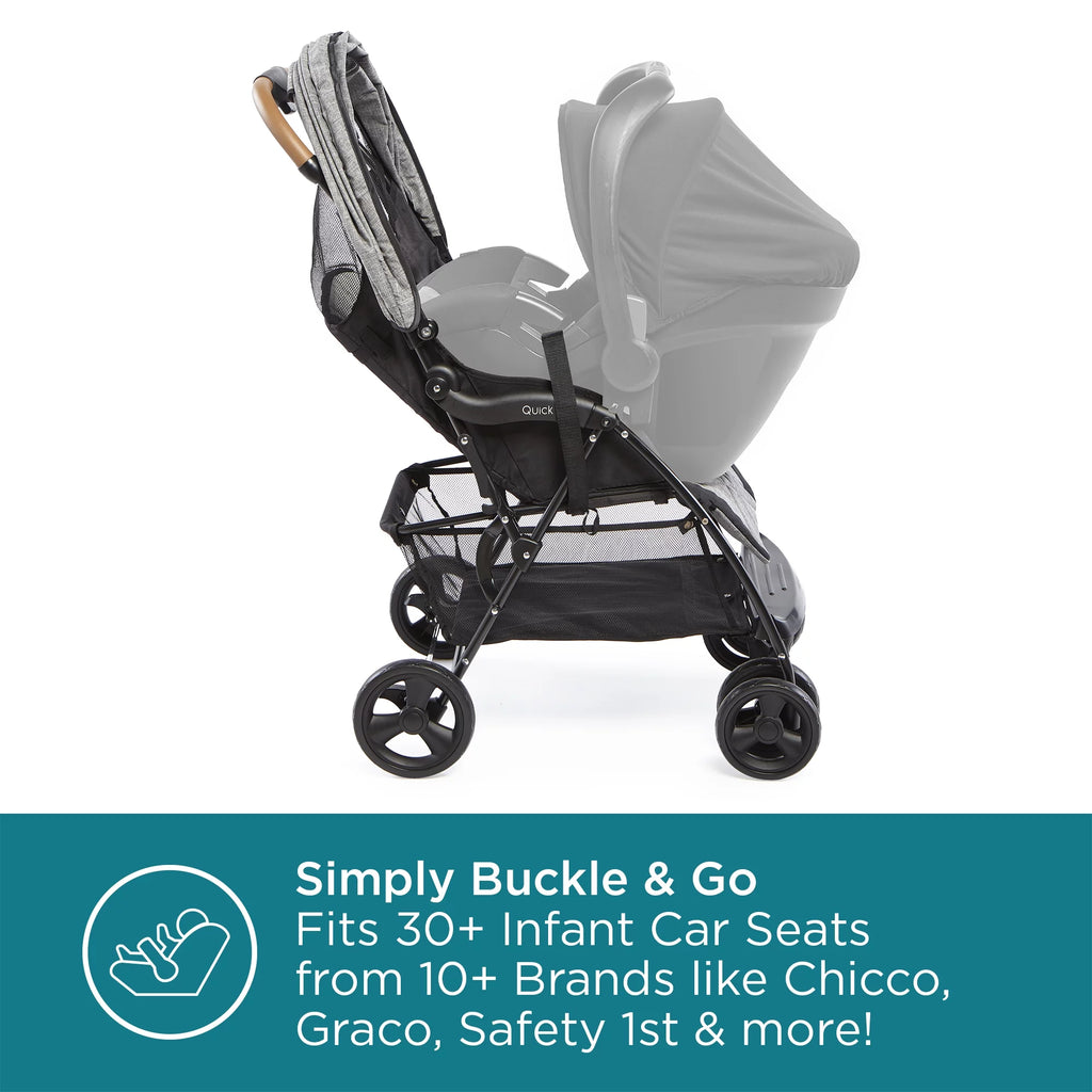 Lightweight Compact Travel Stroller Gray V494676