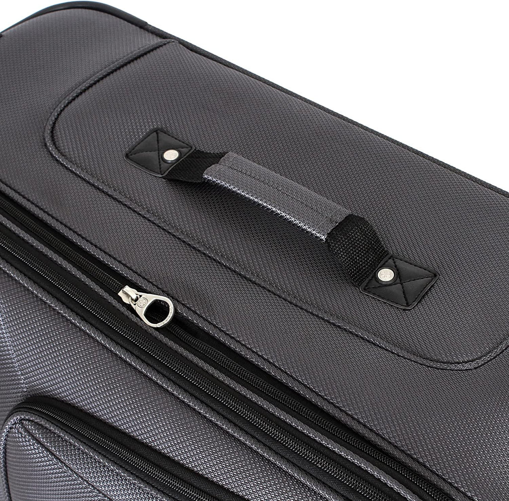 3 PC Spinner Suitcase Set Dark Grey A49650