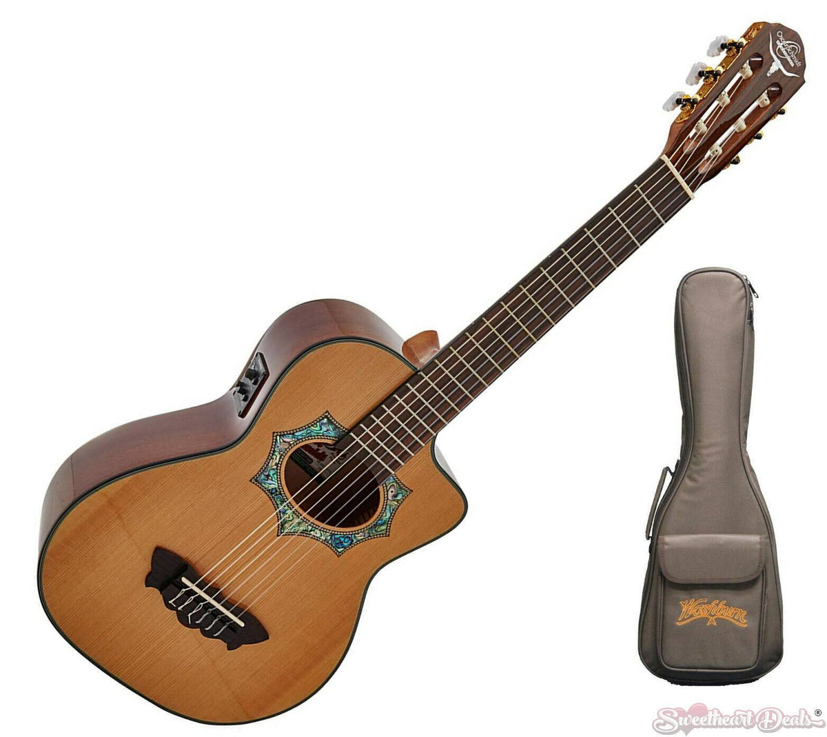 Acoustic Electric Requinto Guitar Q885