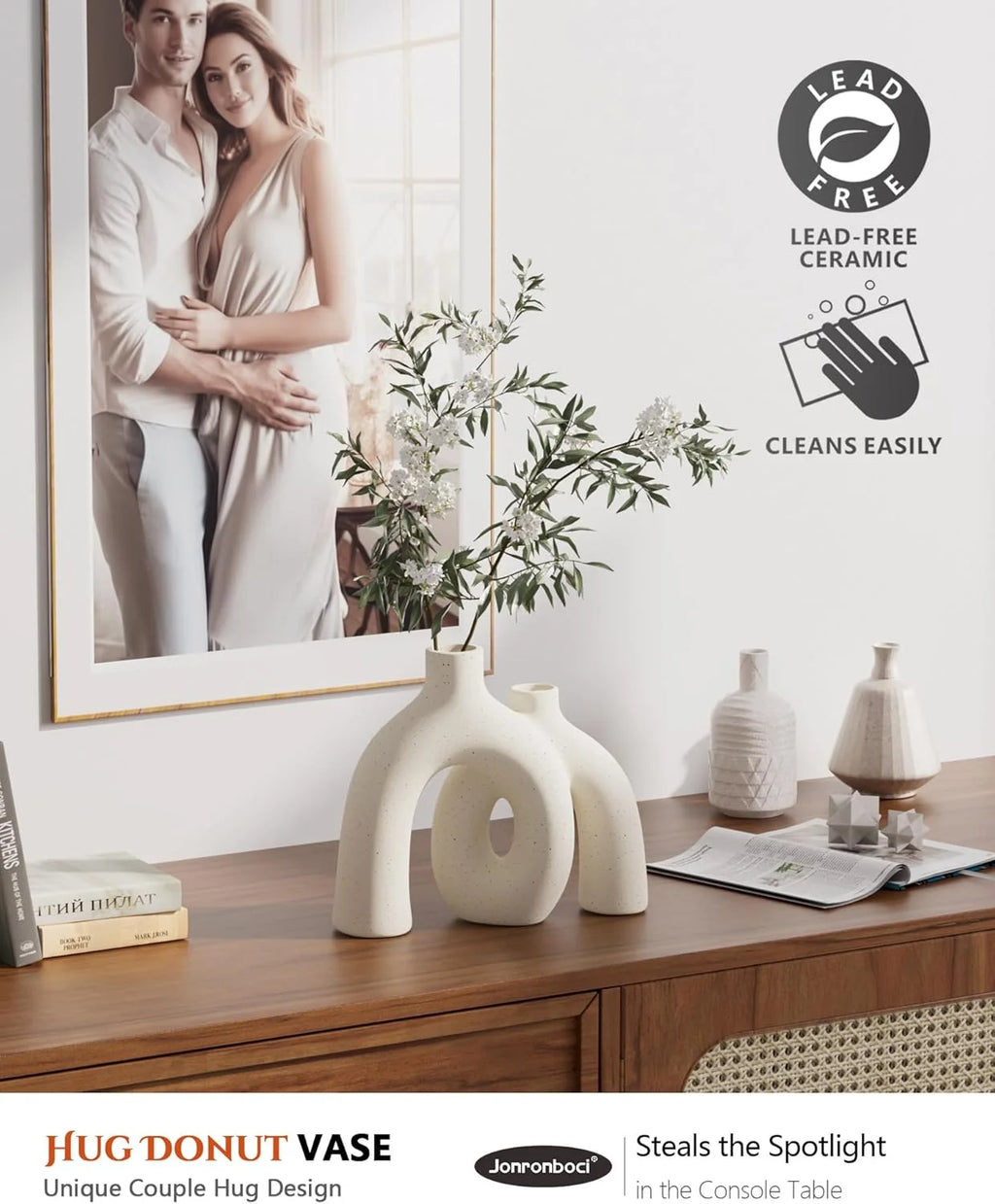 Set of 2 Ceramic Vases U614242