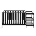 Black 4 in 1 Convertible Crib and Changer N326693