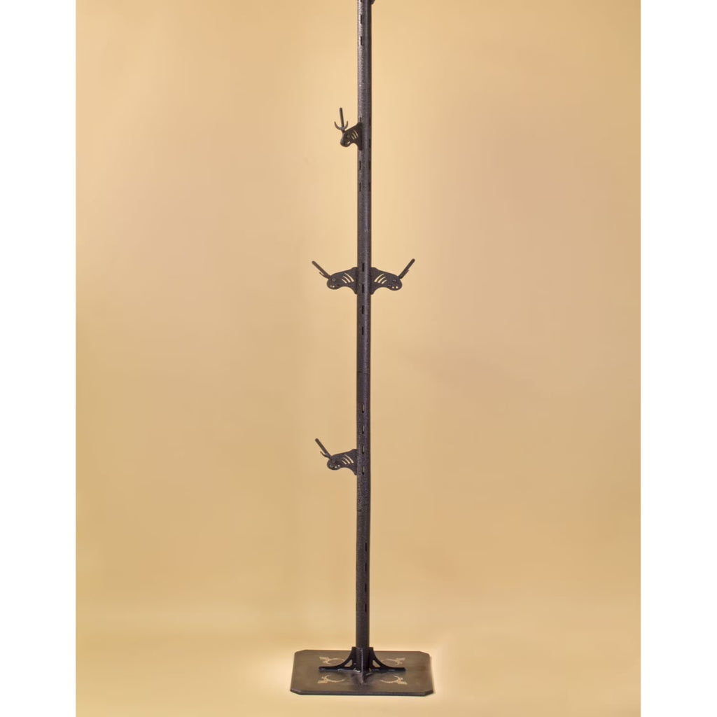 Black Trophy Tree Floor Display with 5 Mounting Brackets Q6724
