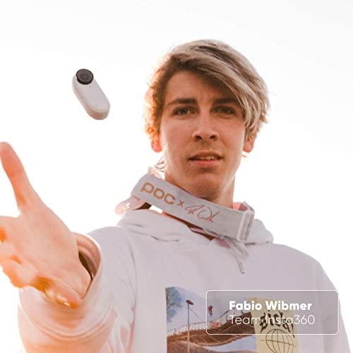 Small Action Camera, 1 oz, Waterproof, with Charge Case and Wearable Camera Accessories T4841