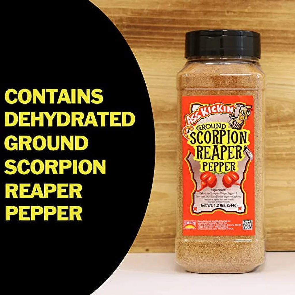 Dehydrated Scorpion Reaper Pepper Jar 1.2lb D16469