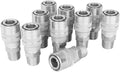 3/8" MNPT Interchange Quick-Connect Steel Coupler, Box of 10 U41348